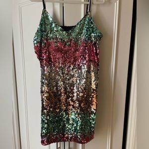 Sequined Mermaid Dress 💚